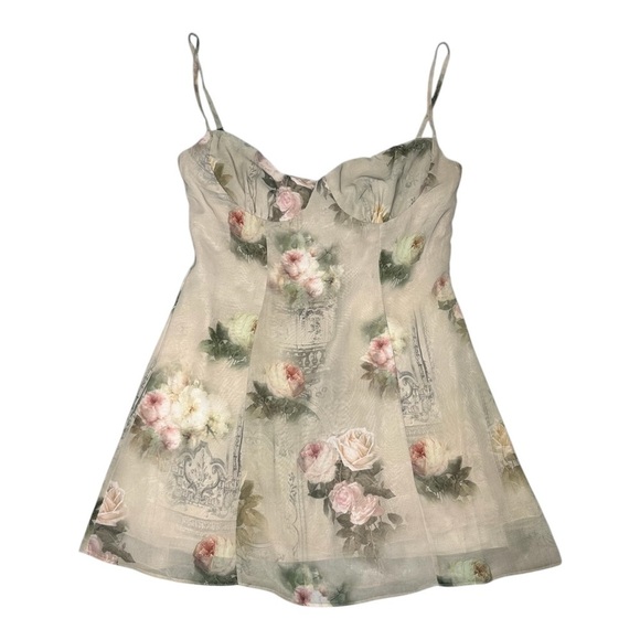 House of CB Christiana Vintage Floral Mini Dress. Sz: XL - Picture 6 of 12